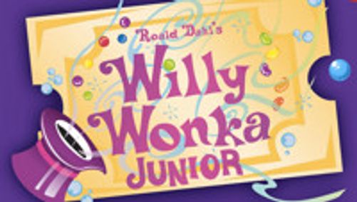 Roald Dahl's Willy Wonka Jr. show poster