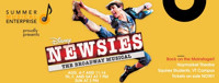 Newsies show poster