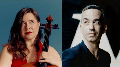 Cellist Alisa Weilerstein with Pianist Inon Barnatan show poster