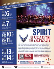 U.S. Air Force Band of Mid-America “Spirit of the Season” Holiday Concert