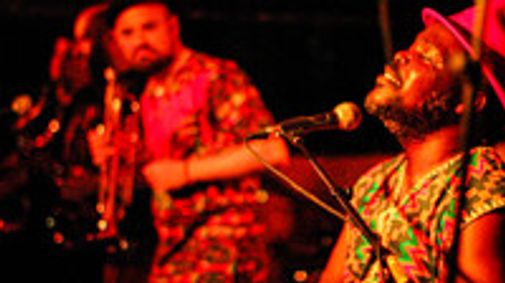 Afla Sackey + SANOY show poster