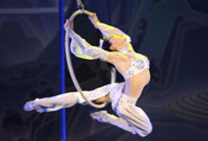 Direct from Shanghai The Shanghai Acrobats of the People's Republic of China Performing Shanghai Nights show poster