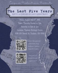 The Last Five Years show poster