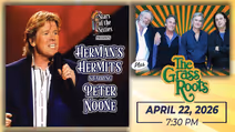 Herman's Hermits starring Peter Noone and The Grass Roots LIVE in Stafford, TX | Apr 22, 2026