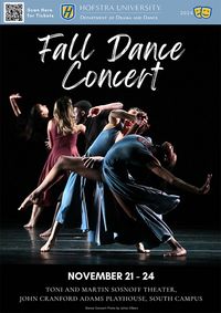 Fall Faculty Dance Concert show poster