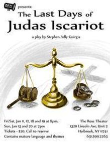 The Last Days of Judas Iscariot show poster