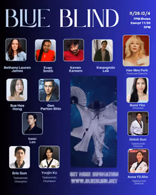 Blue Blind Showcase show poster