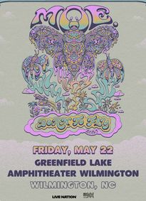 moe. at Greenfield Lake Amphitheater show poster