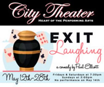 Exit Laughing show poster