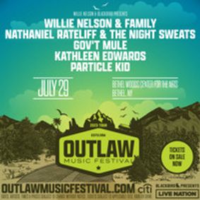 Outlaw Music Festival featuring Willie Nelson & Family, Nathaniel Rateliff and the Night Sweats, Gov't Mule, Kathleen Edwards & Particle Kid show poster
