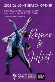 2025/26 Joint Season Opener - Romeo & Juliet show poster