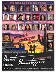 Desert Showstoppers: Icons (Encore Fundraiser) show poster