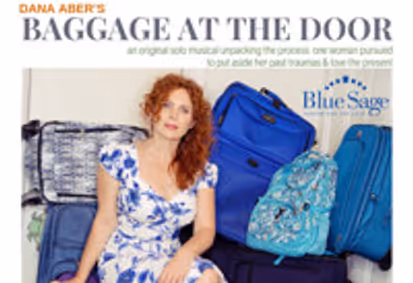 Dana Aber's Baggage at the Door show poster