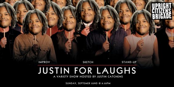 Justin For Laughs show poster