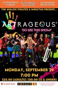 ARTRAGEOUS show poster