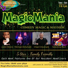 Magic Mania show poster