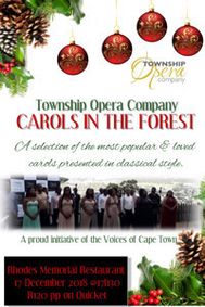 Township Opera Company presents CAROLS IN THE FOREST show poster