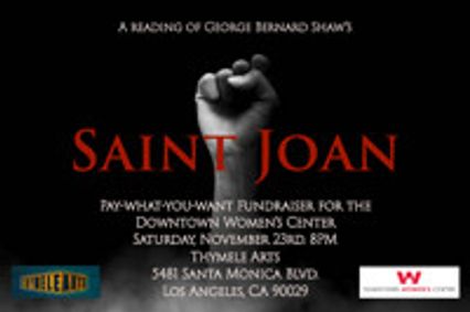 Saint Joan show poster
