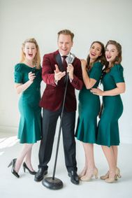SWINGING ON A STAR, A SALUTE TO BING CROSBY AND THE ANDREWS SISTERS, STARRING JARED BRADSHAW show poster