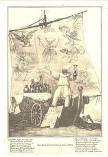 Pulcinella sur la lune