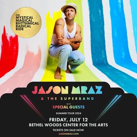 Jason Mraz & The SuperBand show poster