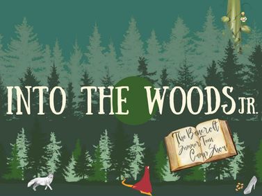 INTO THE WOODS JR. @ THE BVP show poster