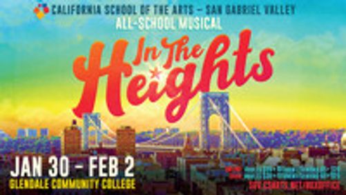 CSArts-SGV Presents “In the Heights” show poster