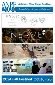 Ashland New Plays Festival 2024 Fall Festival show poster