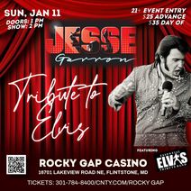 Jesse Garron's Tribute to Elvis at Rocky Gap Casino