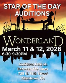 Auditions for Wonderland the Musical show poster