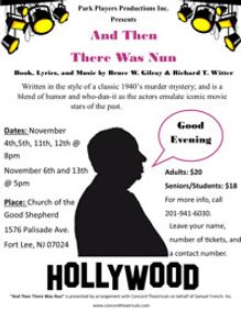 And Then There Was Nun show poster