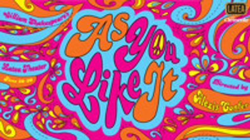 Shakespeare's As You Like It show poster