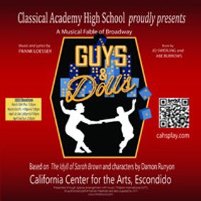 Guys & Dolls show poster