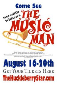 The Music Man show poster