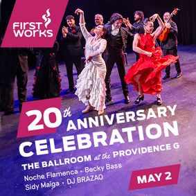 FirstWorks' 20th Anniversary Celebration show poster