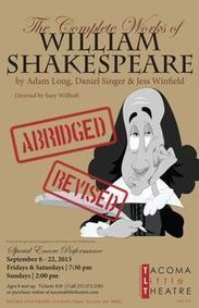 THE COMPLETE WORKS OF WILLIAM SHAKESPEARE (abridged) [revised] show poster
