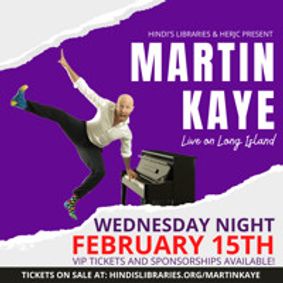 Martin Kaye Live on Long Island show poster