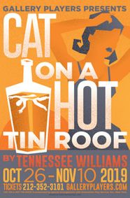 Cat on a Hot Tin Roof show poster