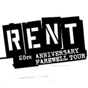 Rent - 25th Anniversary Farewell Tour show poster