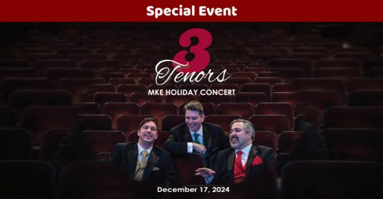 Tenors MKE Holiday Concert 2024 show poster