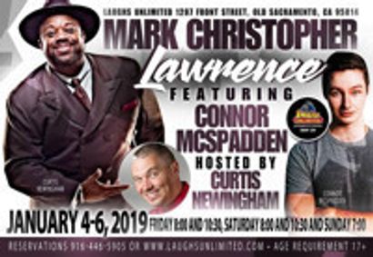 Mark Christopher Lawrence LIVE at Laughs Unlimited show poster
