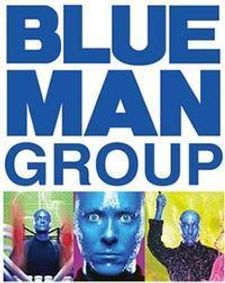 Blue Man Group show poster
