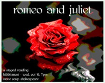 Romeo and Juliet (a staged reading) show poster