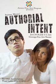 Authorial Intent show poster
