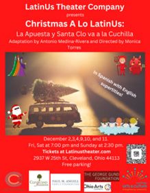 Christmas a lo LatinUs show poster