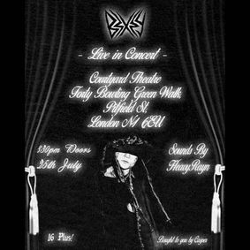 Bexey Live In London show poster