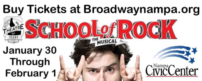 Andrew Lloyd Webber's The School of Rock show poster