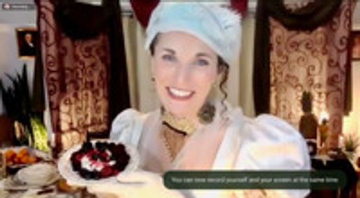 Chit Chat with Dolley Madison™ (VIRTUAL) Hosted by Eisenhower Public Library show poster