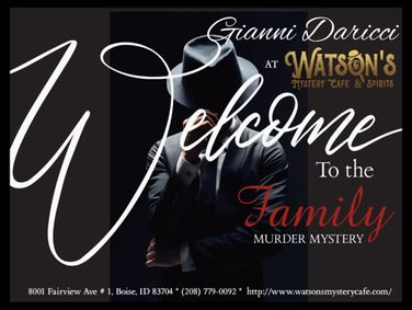 Gianni Daricci: Welcome to the Family Murder Mystery show poster