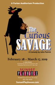 The Curious Savage show poster
